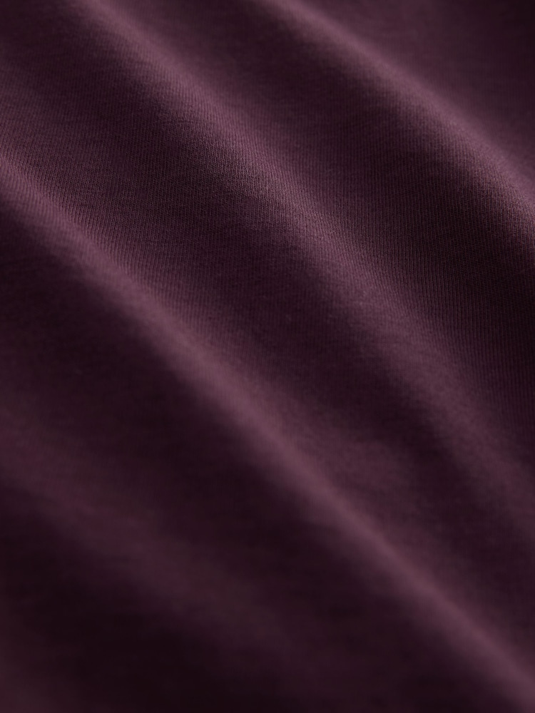 Figo roxo - Ajuste regular - Camiseta essencial com decote em V - Imagem 7 de 7