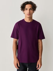 Purple Fig Regular Fit Signature SUPIMA® Cotton Crew Neck T-Shirt - Image 1 of 7