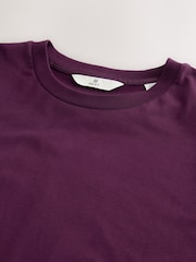 Purple Fig Regular Fit Signature SUPIMA® Cotton Crew Neck T-Shirt - Image 6 of 7