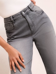 Friends Like These Grey Denim Petite Everyday Wide Jeans - Image 2 of 4