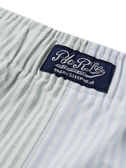 Polo Ralph Lauren Blue 100% Cotton T-Shirt and Shorts Pyjamas Set - Image 3 of 4
