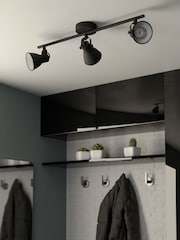 Eglo Black Seras 2 Steel 3 Light Spot - Image 2 of 6
