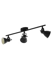 Eglo Black Seras 2 Steel 3 Light Spot - Image 3 of 6