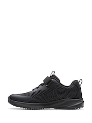 Clarks Black Younger Boys Deyes Dash Trainers - Image 2 of 6