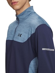 Under Armour Blue Tech 1/4 Zip Sweatshirt - Image 3 of 3