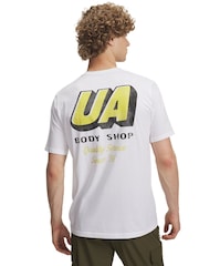 Under Armour White 60/40S Body Shop Graphic Print T-Shirt - Image 2 of 3