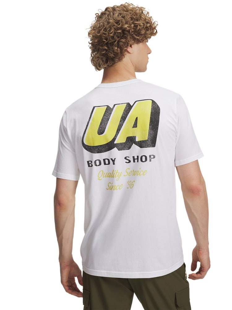 Under Armour White 60/40S Body Shop Graphic Print T-Shirt - Image 2 of 3
