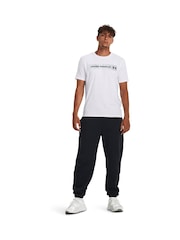 Under Armour White Camo Chest Stripe T-Shirt - Image 3 of 6