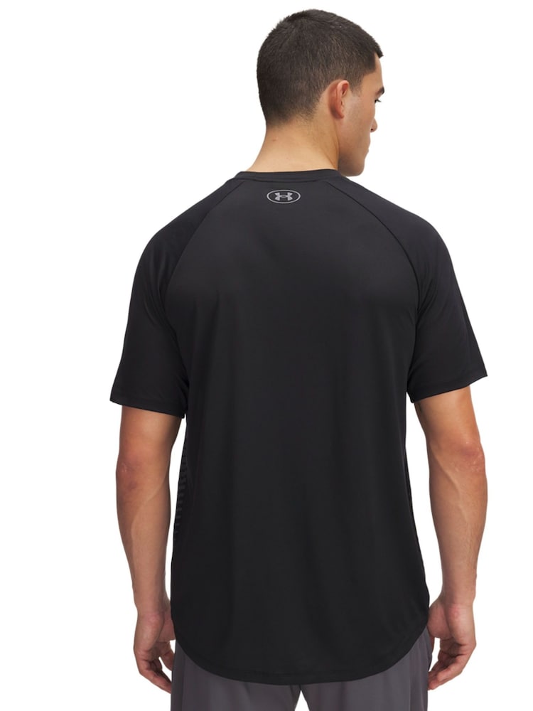Under Armour Black Tech Short Sleeve Crew Sweatshirt - Image 2 of 2 Under Armour Black Tech Short Sleeve Crew Sweatshirt - Image 2 of 2