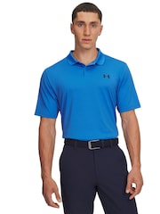 Under Armour Blue Matchplay Short Sleeve Polo Shirt - Image 1 of 2