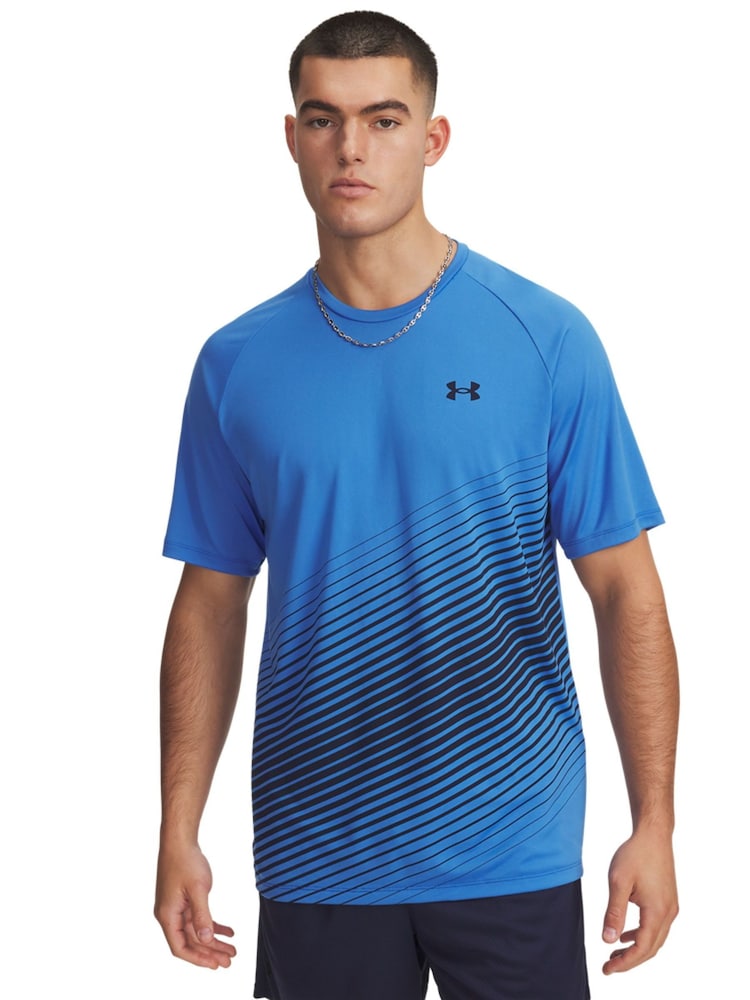 Under Armour Blue Tech Short Sleeve Crew Sweatshirt - Image 1 of 2