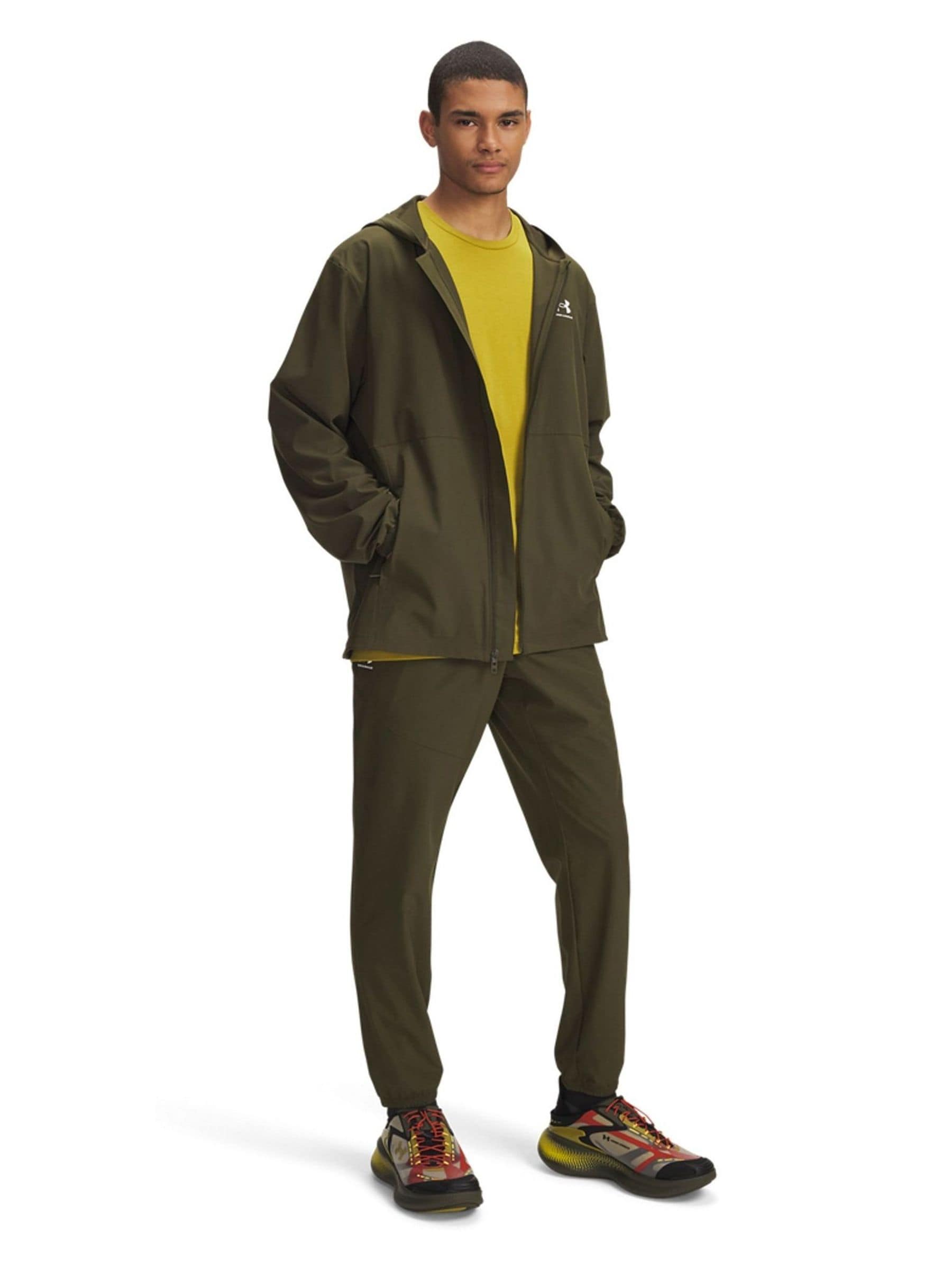 Buy Under Armour Green Vibe Woven Joggers from Next USA