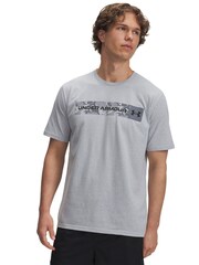 Under Armour Grey Camo Chest Stripe T-Shirt - Image 1 of 1