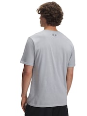 Under Armour Grey Camo Chest Stripe T-Shirt - Image 2 of 2