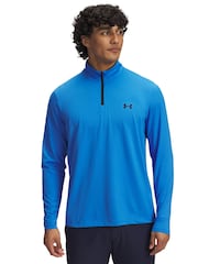 Under Armour Blue Matchplay Quarter  Zip Sweater - Image 1 of 2