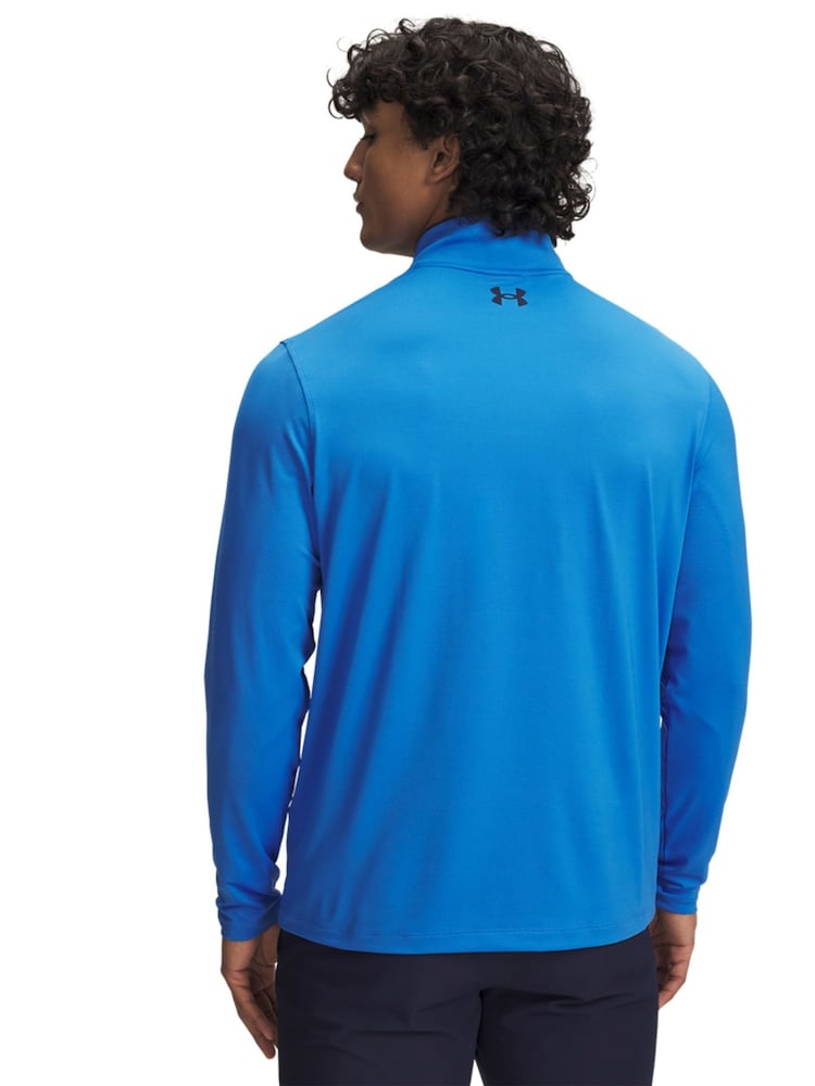 Under Armour Blue Matchplay Quarter  Zip Sweater - Image 2 of 2