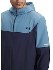 Under Armour Blue Tech Woven Hoodie - Image 3 of 3