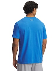 Under Armour Blue Sportstyle Left Chest Logo T-Shirt - Image 2 of 2