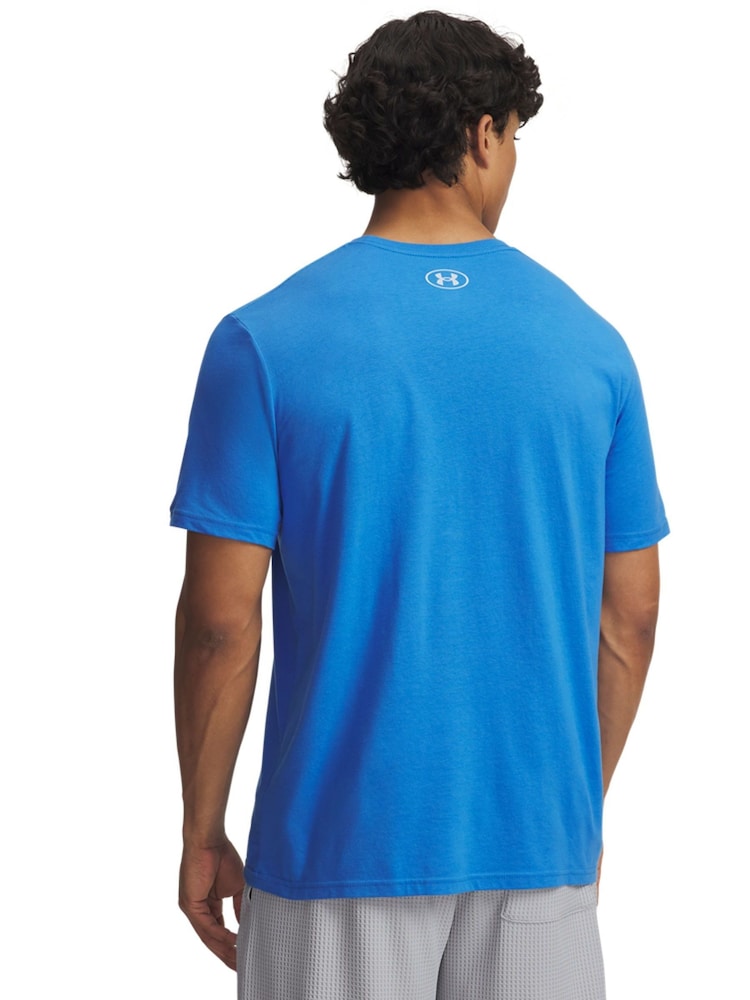Under Armour Blue Sportstyle Left Chest Logo T-Shirt - Image 2 of 2