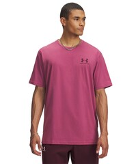 Under Armour Pink Sportstyle Left Chest Logo T-Shirt - Image 1 of 2