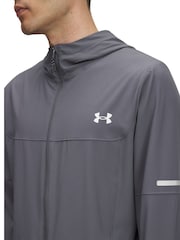 Under Armour Grey Tech Woven FZ Hoodie - Image 3 of 3