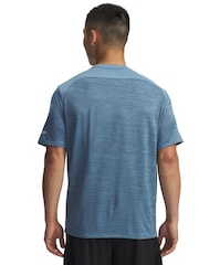 Under Armour Blue Tech Short Sleeve Crew Sweatshirt - Image 2 of 3