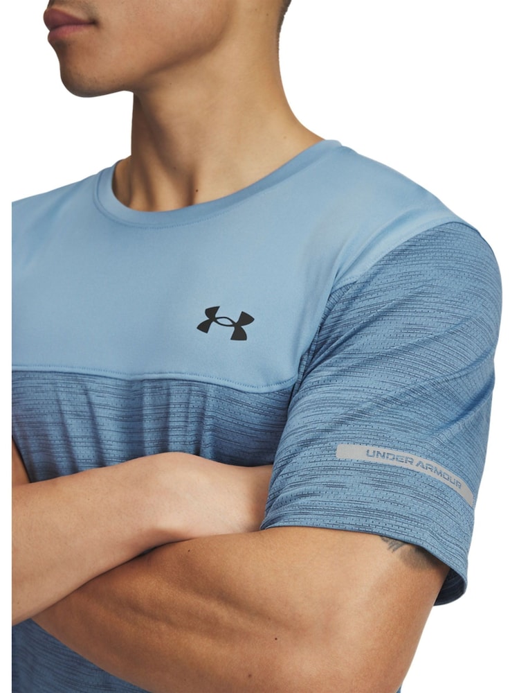 Under Armour Blue Tech Short Sleeve Crew Sweatshirt - Image 3 of 3