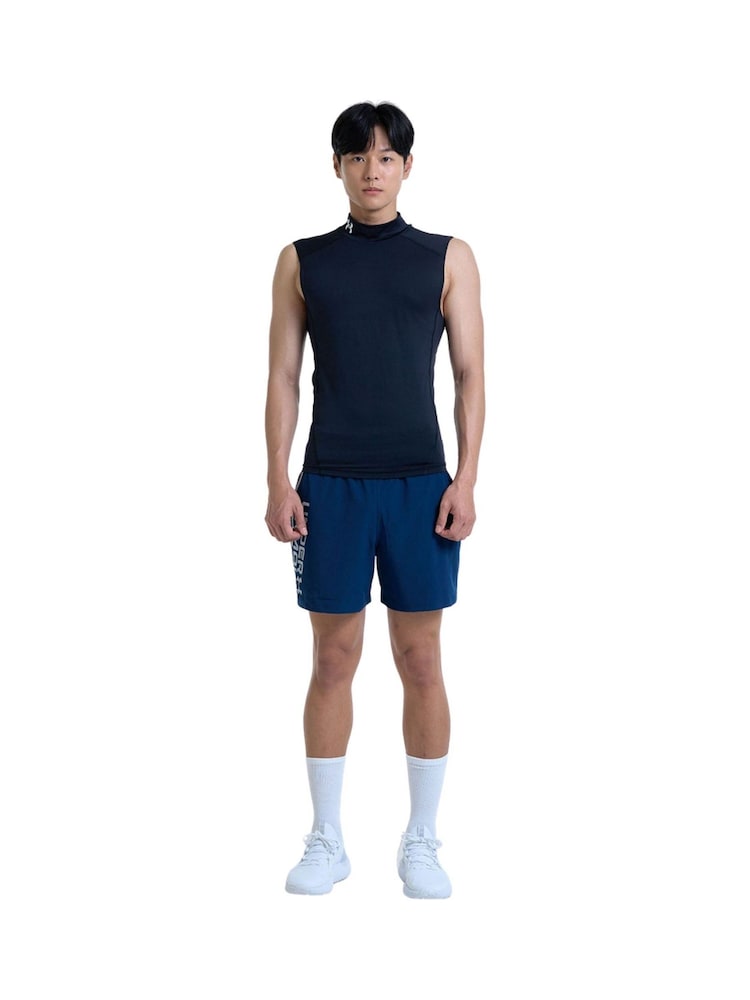 Under Armour Blue Mock Vest - Image 6 of 6
