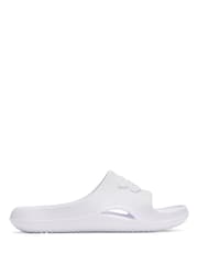 Under Armour White Locker Sandals - Image 1 of 1