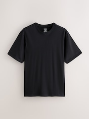 Black/White/Navy Short and Long Sleeve - Corte estándar - Pack de 6 camisetas básicas de algodón - Imagen 2 de 9
