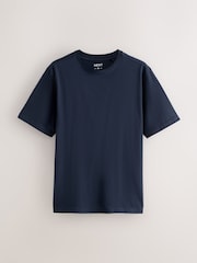 Black/White/Navy Short and Long Sleeve - Corte estándar - Pack de 6 camisetas básicas de algodón - Imagen 3 de 9