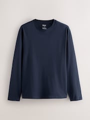 Black/White/Navy Short and Long Sleeve - Corte estándar - Pack de 6 camisetas básicas de algodón - Imagen 7 de 9