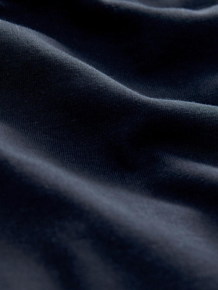 Black/White/Navy Short and Long Sleeve - Corte estándar - Pack de 6 camisetas básicas de algodón - Imagen 9 de 9