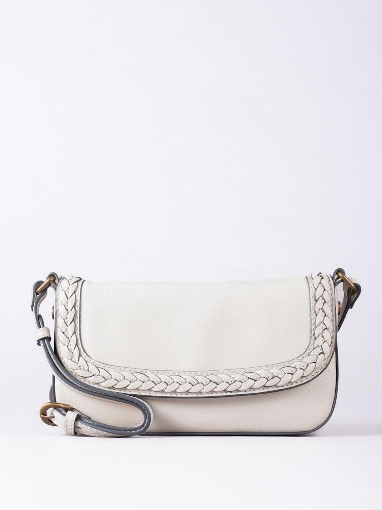 Lakeland Leather Pebble Tarnbeck Braid Cross-Body Bag - Image 2 of 5