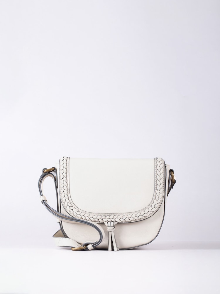 Seixo - Bolsa de selim Lakeland Leather Tarnbeck com trança - Imagem 2 de 6