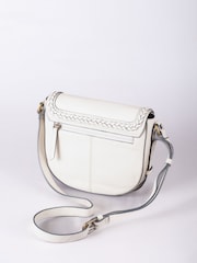 Seixo - Bolsa de selim Lakeland Leather Tarnbeck com trança - Imagem 5 de 6