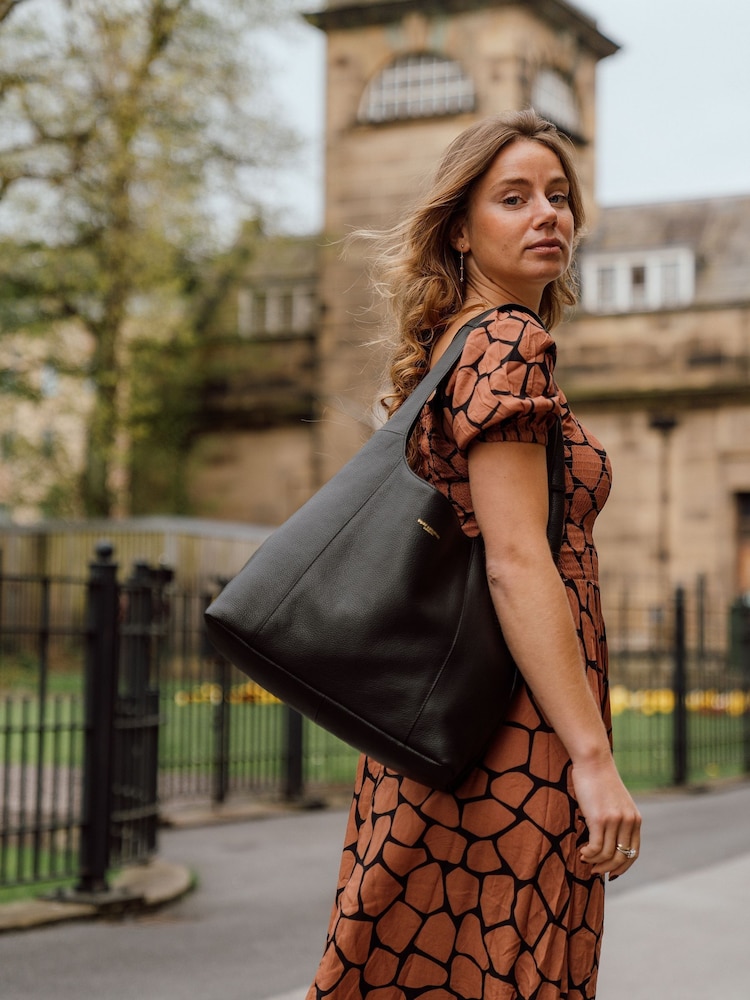 Pure Luxuries London Nina Leather Shoulder Bag - Image 8 of 12