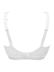 Pour Moi White Energy Strive Non Wired Non Padded Lined Full Cup Sports Bra - Image 4 of 4