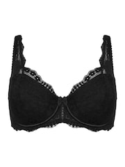 Черный - Pour Moi Fleur Underwired Balconette Bra - Изображение 3 из 4