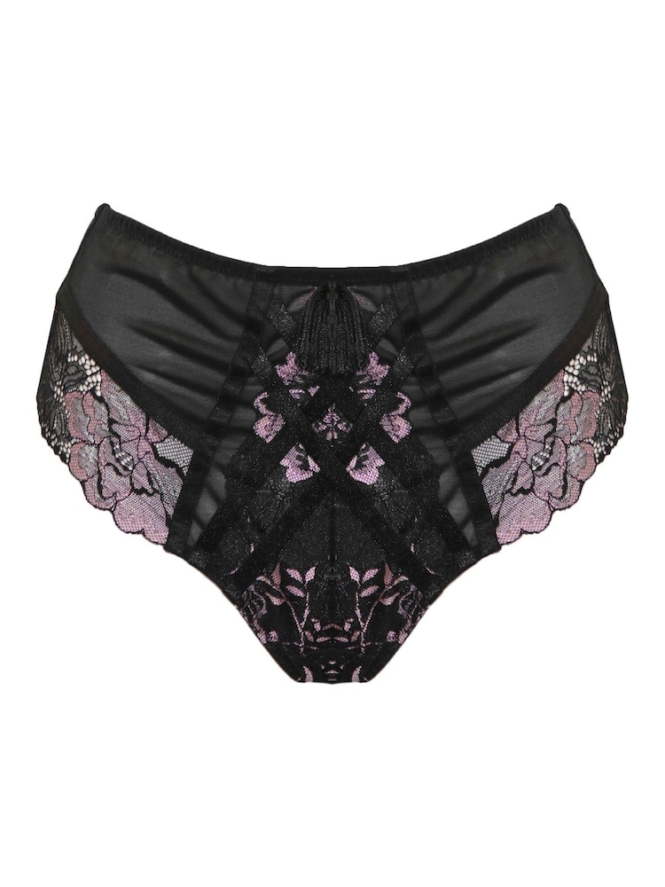 Zwart - Pour Moi After Hours slipje met hoge taille - Image 3 of 4