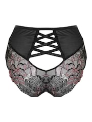 Pour Moi Black After Hours High Waist Briefs - Image 4 of 4