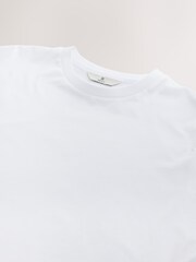 White Signature SUPIMA® Cotton Crew Neck T-Shirts 3 Pack - Image 3 of 3