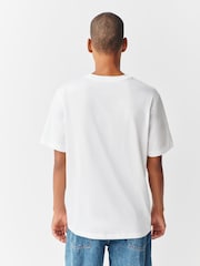 White Signature SUPIMA® Cotton Crew Neck T-Shirts 3 Pack - Image 4 of 7