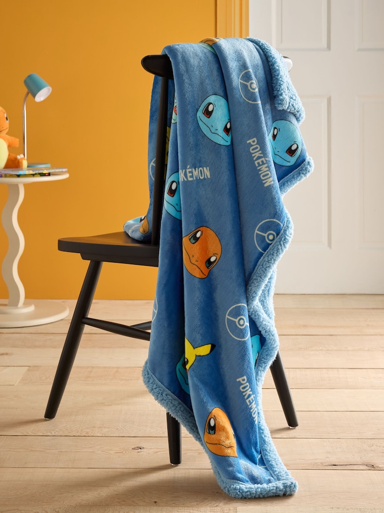 Pokemon Print Fleece Throw - Image 2 of 4