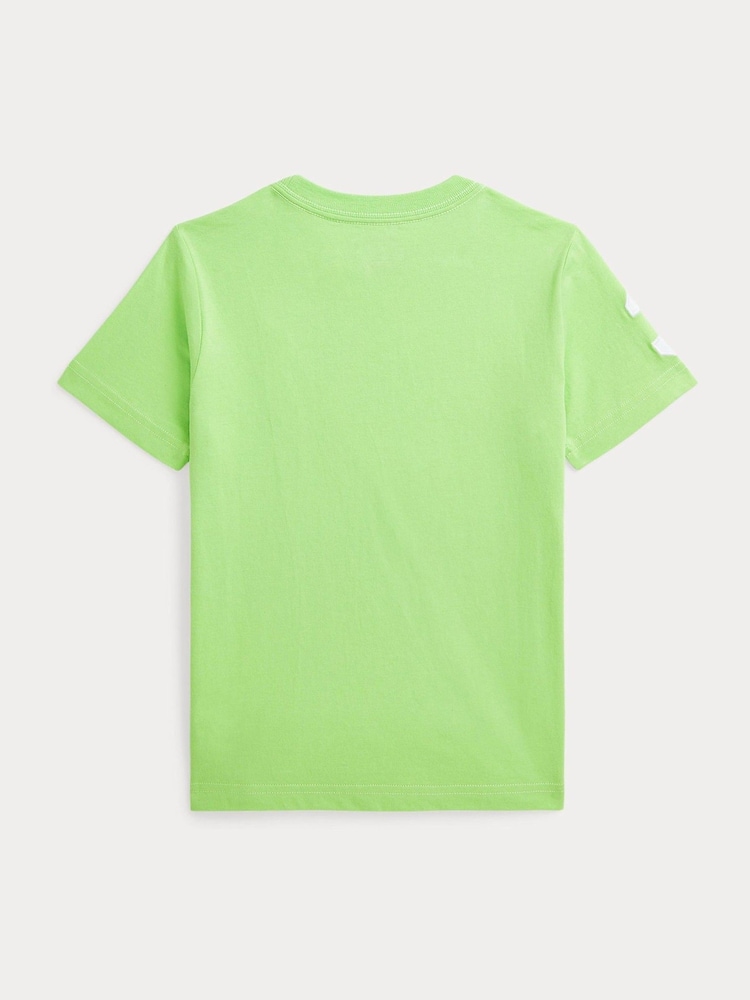 Polo Ralph Lauren Yellow Boys Big Pony Jersey T-Shirt - Image 2 of 2