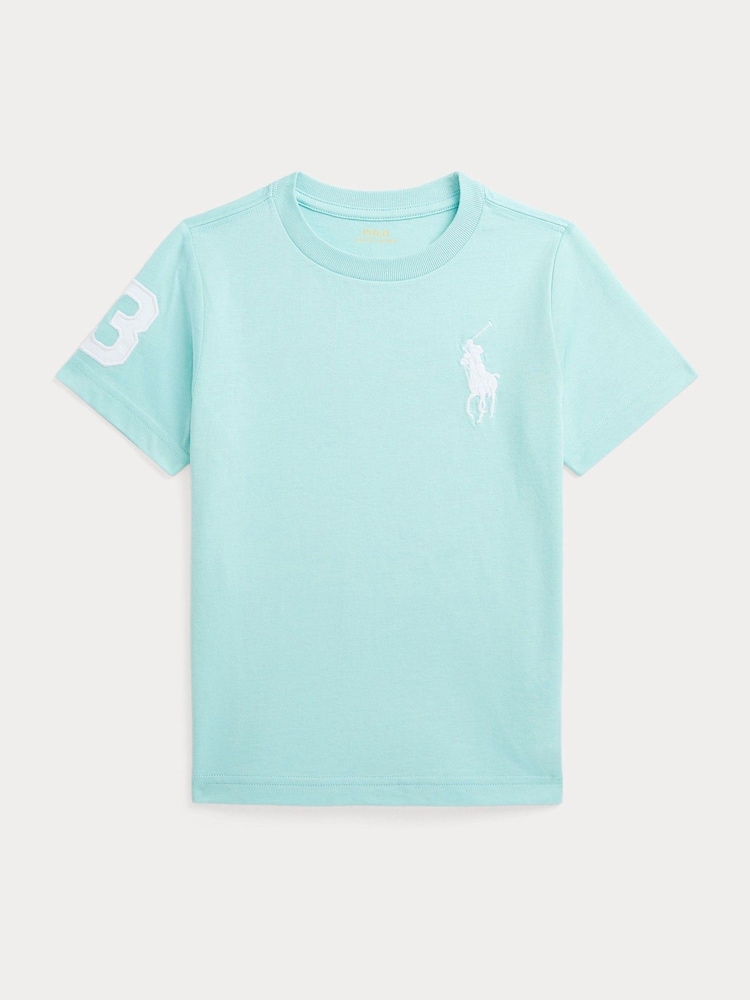 Polo Ralph Lauren Green Boys Big Pony Jersey T-Shirt - Image 1 of 2