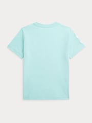 Polo Ralph Lauren Green Boys Big Pony Jersey T-Shirt - Image 2 of 2