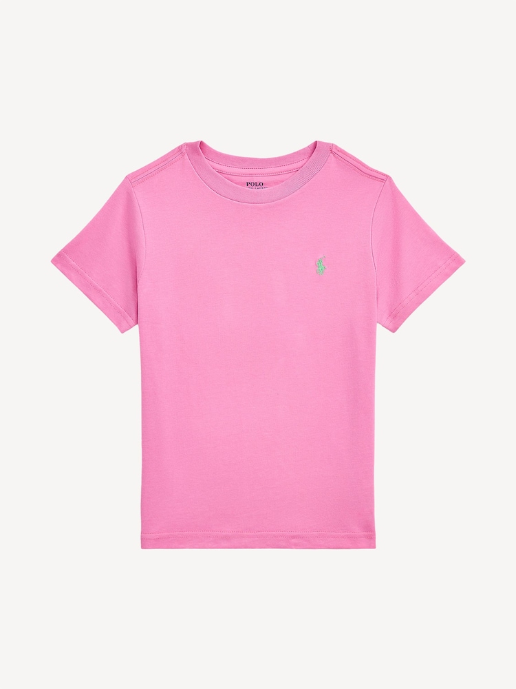 Polo Ralph Lauren Pink Boys Jersey Crew-Neck T-Shirt - Image 1 of 2
