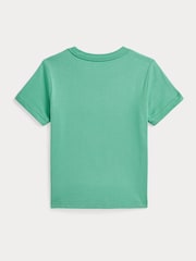 Polo Ralph Lauren Green Boys Holiday Polo Bear Graphic T-Shirt - Image 2 of 3