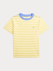 Polo Ralph Lauren Yellow 26/1 100% Cotton Jersey T-Shirt - Image 1 of 2